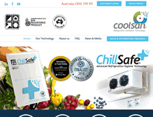 Tablet Screenshot of coolsan.com.au